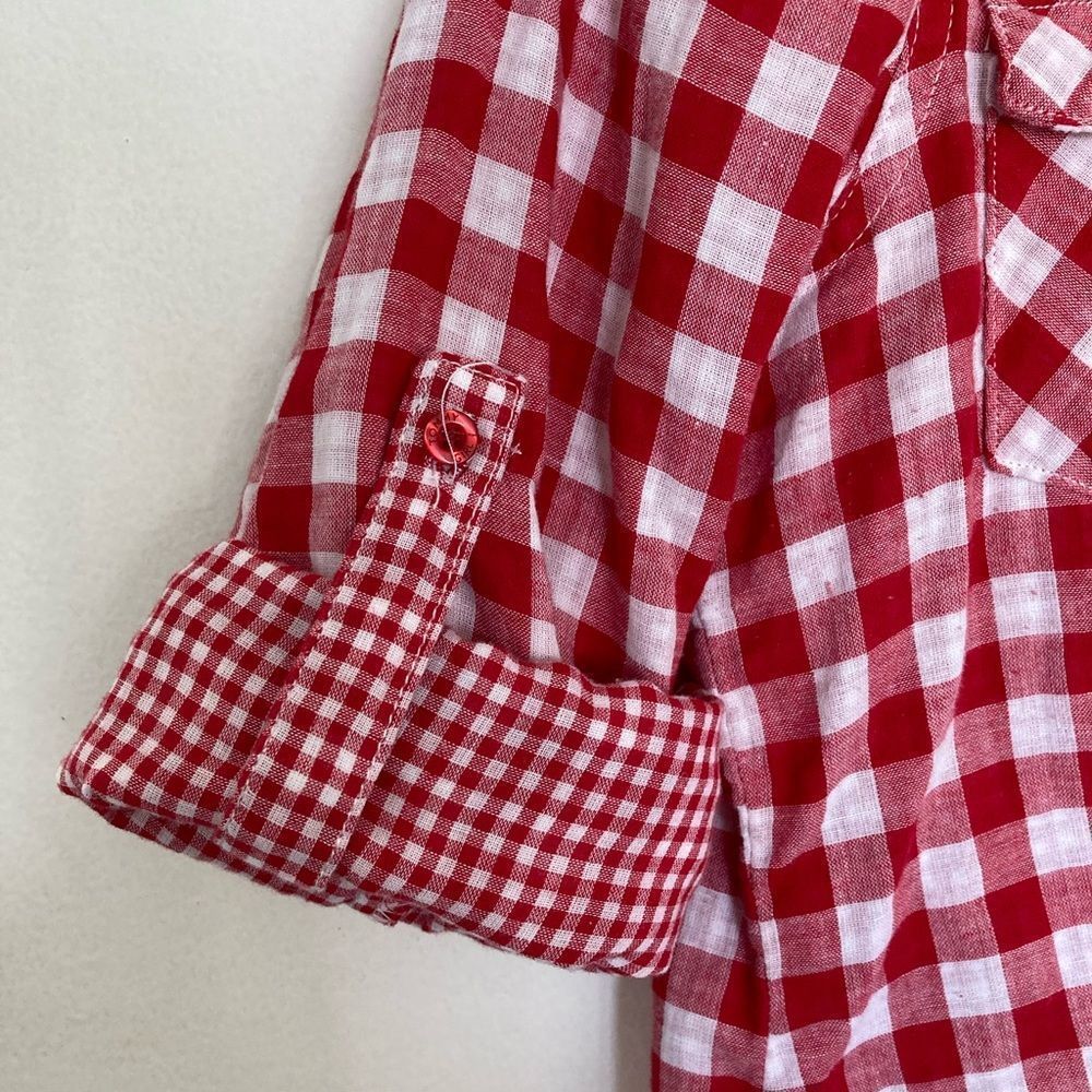 tommy Girl gingham button down Rodeo, Yellowstone - Picture 4 of 6